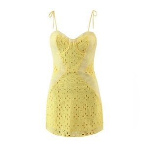 strangers & lovers limoncello dress